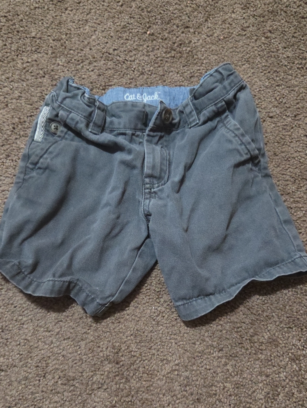 Cat & Jack Slate Blue Toddler Shorts